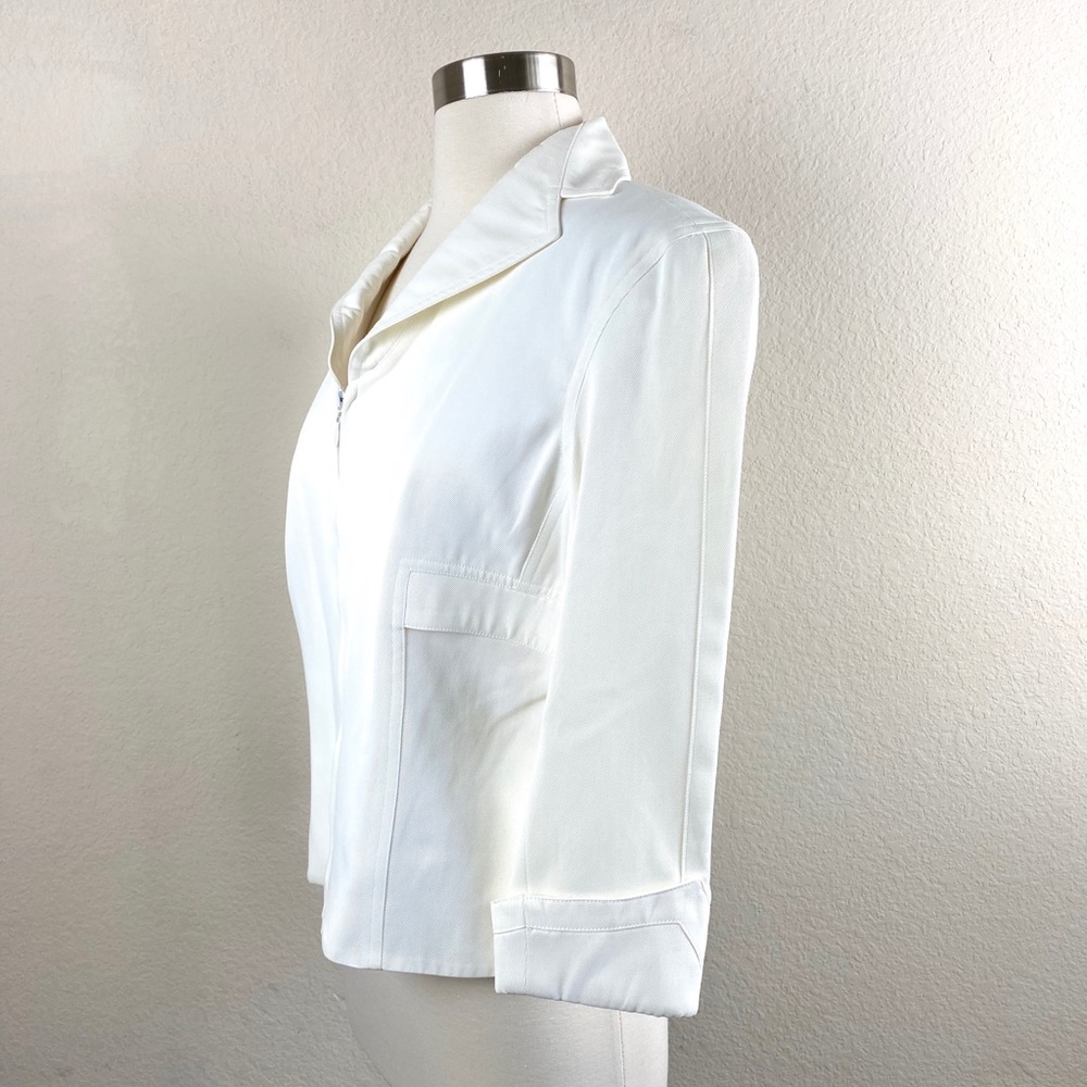 Cache Jacket White Zip - Picture 3 of 8